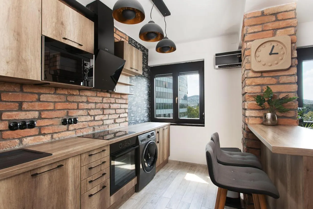 Industrial Studio Apartment Budapest Hungary