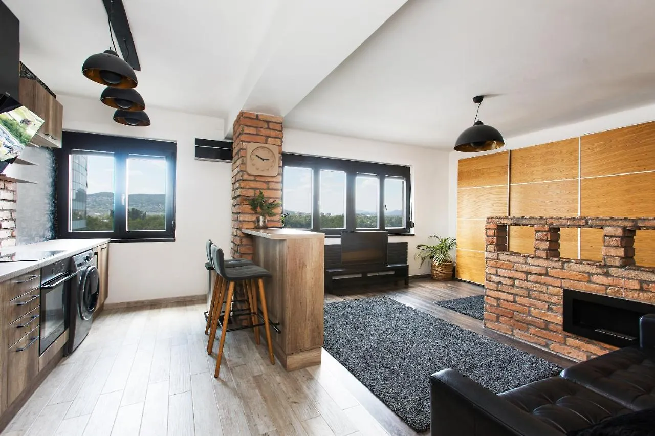Industrial Studio Apartment Budapest 0*,